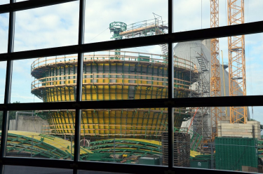 Bauabschnitt Betoneinbau