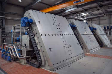 Edelstahlabdeckung der Rechenanlage