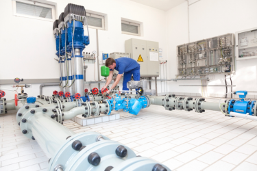 Inbetriebnahme einer Wasserdruckerhöhungsanlage
